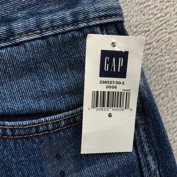 NWT Gap Womens Denim Mini Skirt 6 Blue Medium Wash Above The Knee Chic Casual - Picture 8 of 11
